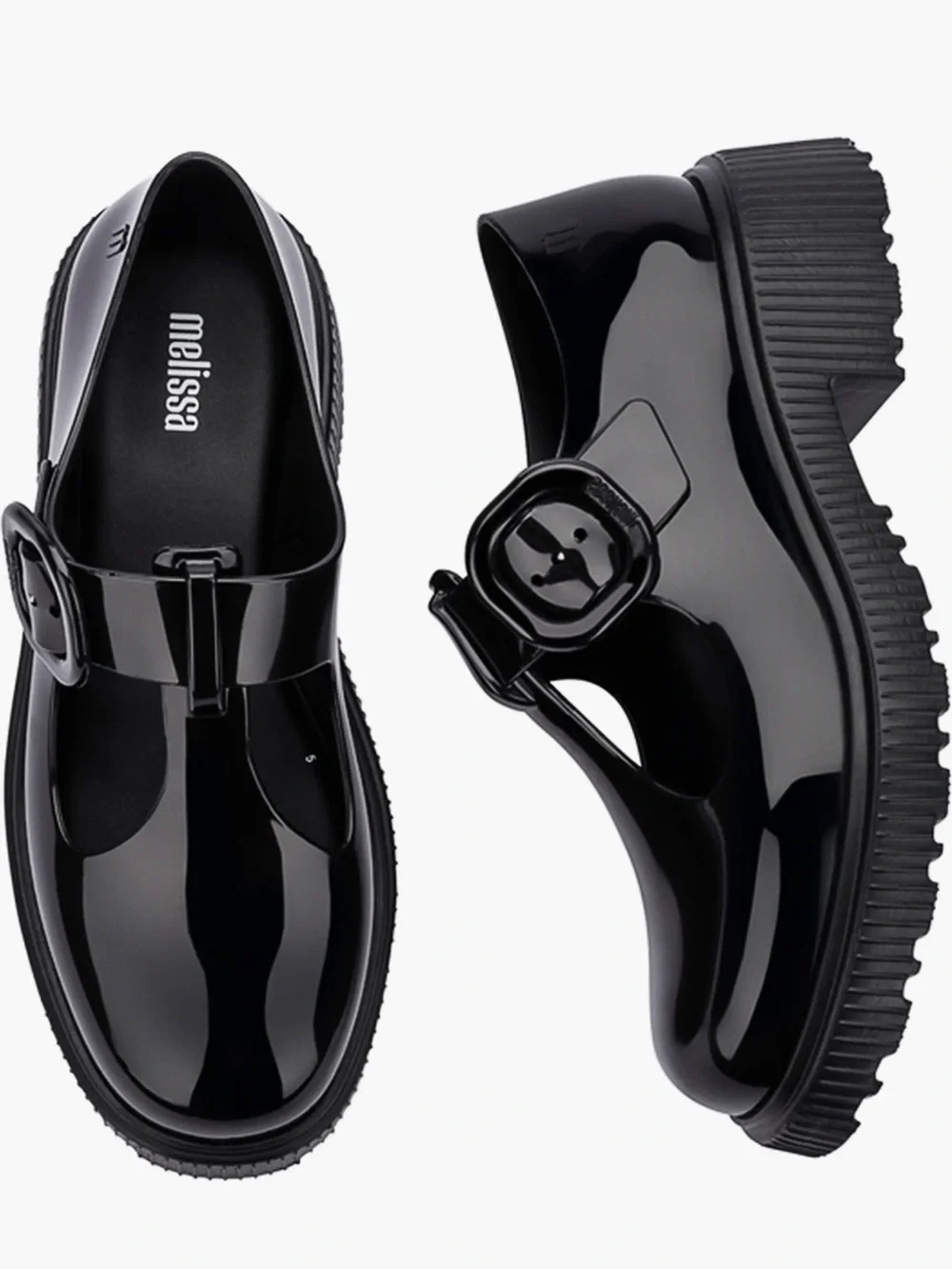 Melissa Jackie Black Mary Jane Platform Shoe